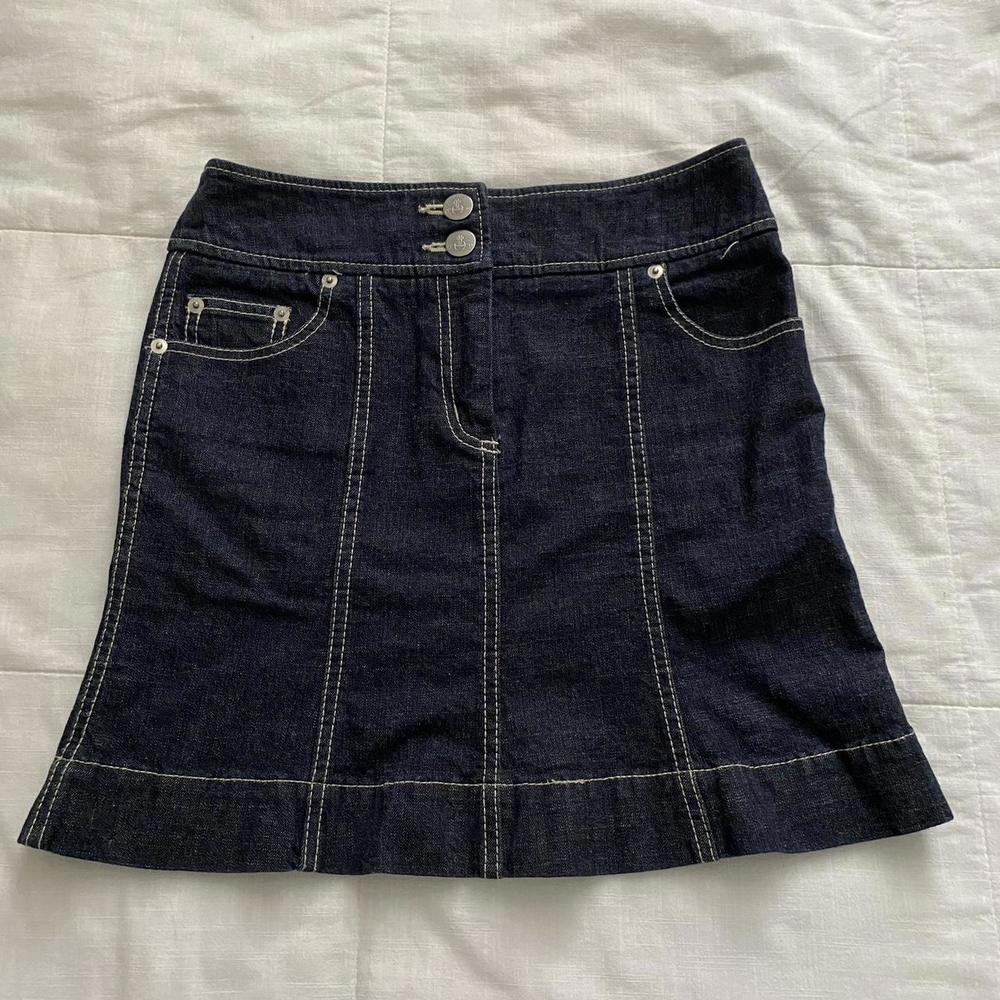 Vivienne Westwood Dark Wash Denim Mini Skirt
